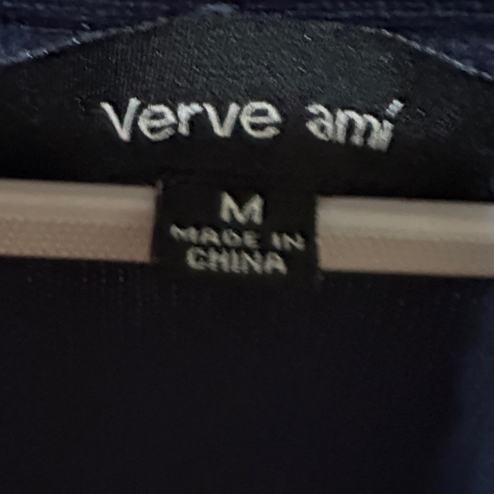 Verve Ami Deep Navy Open Front Cardigan - Picture 3 of 5